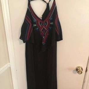 Black xhilaration Maxi Dress
